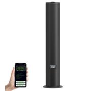 COUCHO Smart Scent Air Machine, Bluetooth Aromatherapy Diffuser, Waterless Condensation Nebulization, 1500m³ Coverage, 500ML Commercial Fragrance Machine Oil Diffuser for Home, Hotel (Color : Black)