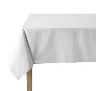 Coucke 3152192033438 Plain White Round Cotton Tablecloth, Cotton, white, 235 x 235 x 0,03 cm