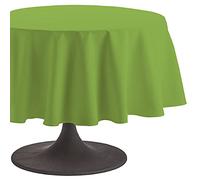 Coucke Broccoli Plain Cotton Round Tablecloth 180 cm