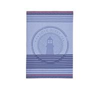 Coucke Cotton Jacquard Printed Tea Towel, West Coat, 50 x 75 cm, Blue, 43x60