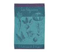 Coucke Cotton Jacquard Printed Tea Towel, Winter Vegetable 50 x 75 cm