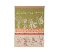Coucke Cotton Jacquard Tea Towel, Vegetables, (Root Vegetables)