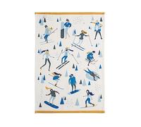 Coucke Cotton Tea Towel Printed Winter Sports 50 x 75 cm