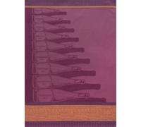 Coucke “Gabarits Bouteilles de Vin", Woven cotton tea towel. Designed in France.