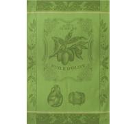 Coucke “Huile Surfine", Woven cotton tea towel. Designed in France.