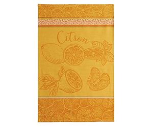 Coucke Jacquard Tea Towel Lemon