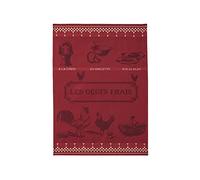 Coucke Jacquard Tea Towel with Fresh Eggs