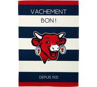 Coucke Printed Cotton Tea Towel, Laughing Cow Stripes, 50 x 75 cm