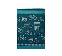 Coucke Printed Cotton Jacquard Tea Towel, All a Bike, 50 x 75 cm