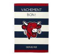 Coucke Printed Cotton Tea Towel, Laughing Cow Stripes, 50 x 75 cm