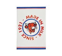 Coucke Printed Cotton Tea Towel, The Laughing Cow