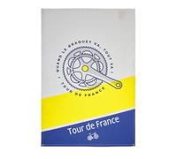 Coucke Printed Cotton Tea Towel, Tour de France, Pedalier, 50 x 75 cm
