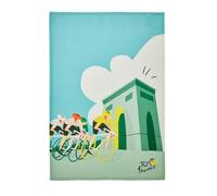 Coucke Printed Cotton Tea Towel, Tour de France, Peloton, 50 x 75 cm