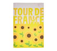 Coucke Printed Cotton Tea Towel, Tour de France, Sunflower, 50 x 75 cm