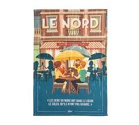 Coucke Printed Cotton Tea Towel, Wim Le Nord, 50 x 75 cm