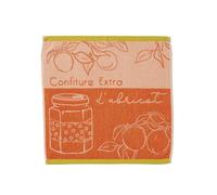 Coucke Printed Cotton Terry Towel, 50 x 50 cm, Apricot Delight