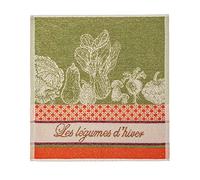 Coucke Pure Cotton Jacquard Sponge Square Winter Vegetables