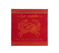 Coucke Pure Cotton Jacquard Square Sponge, Crab