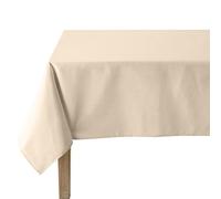 Coucke Rectangular Plain Cotton Tablecloth 150 x 190 cm Sand