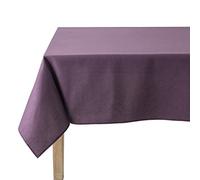 Coucke Rectangular Tablecloth Plain Aubergine 150 x 190 cm Cotton