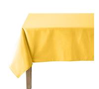 Coucke Rectangular Tablecloth Plain Cotton, Cotton, Curry, 300 x 180 cm
