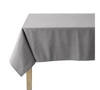Coucke Rectangular Tablecloth Plain Cotton, Cotton, Pebble, 240 x 160 cm