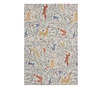 Coucke Sweet Forest Printed Linen Tea Towel, 50 x 75 cm