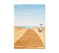 Coucke Wim West Coast Printed Cotton Tea Towel 50 x 75 cm