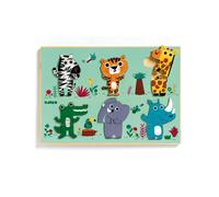 Coucou - croco puzzle Multicoloured one size