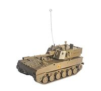 CoudarTitie 1:72 Scale Tank Model Puzzle Games Gift Idea Model Building Toys DIY Assembly for, yellow 9.8x4.5x5cm