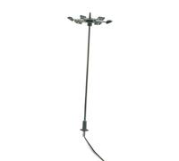 CoudarTitie 1/75 Scale Model Street Lamp, 6 Heads 3V Lamp for Architecture Building