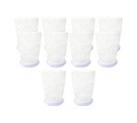 CoudarTitie 10 Pieces Aquarium Bag Mesh Socks Reusable Fish Tanks Net Bags Sump Bag Honeycomb Mesh Material Suitable for Fish Tank Pond Filtration, 20cm