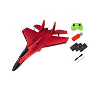 CoudarTitie 2 Channel RC Plane RC Glider Control Airmot Foam Remote Control Aircraft for Boys, 3 red