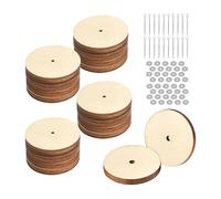 CoudarTitie 20 Sets Doll Joints, Doll Making Materials, Fiberboard Discs, Swivel And Mobile Connectors for Teddy Bears, Toys, 40mm
