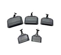 CoudarTitie 5 Pieces Musical Percussion Block Rhythm Block Drum Instrument Cowbell Easy Installation PP Suitable for Music Lessons S, Gray