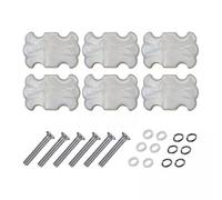 CoudarTitie 6 Pieces Peg Button Replacement with Mount Hardware Tuner Machine Head Knobs Set Keys Tuning Buttons Parts Material Suitabl, 2 Pcs