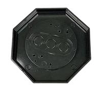 CoudarTitie 8161-5 Siding Lamp Mounting Kit Outside Multiuse Easy Installation Vertical Light Mount Block for Driveway Household, Black