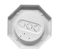CoudarTitie 8161-5 Siding Lamp Mounting Kit Outside Multiuse Easy Installation Vertical Light Mount Block for Driveway Household, White