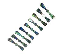 CoudarTitie 9Pcs Guitar Fretboard Inlays, Fretboard Position Markers, Bow, Acrylic Decorative Stickers for Beginners, for Bass,