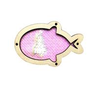 CoudarTitie Activity Board with Sequins, Accessories for Sensory Activity Boards, Basic Skills, Early Learning Toy, Pick, violet with white