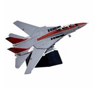 CoudarTitie Aircraft Display Fighter Jet Model Scale With Clear Canopy Detailed Body Fixed Landing Gear Printed Support Stand Alloy Construction suitable for, Red Painted