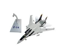 CoudarTitie Aircraft Display Fighter Jet Model Scale With Clear Canopy Detailed Body Fixed Landing Gear Printed Support Stand Alloy Construction suitable for, Gray Painted