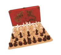 CoudarTitie Ancient Chinese Chess Set with Elegant Storage Box