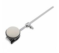CoudarTitie Bass Drum Pedal Beater Felt Head Drum Accessory Metal Shaft Adjustable Mounting Sturdy Clamp Classic Punchy Strike Fuller Low End Suitable for Marching Drums Percussion Workshops