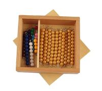 CoudarTitie Bead Material Set Mathematical Toy Math Manipulatives Bead Sorting Stacking Toy for Preschool Ages 3 And Up Gift, style B