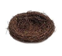 CoudarTitie Birdhouse Handmade Rattan Craft Natural Craft Decorative Vine for Windowsill Home Garden Photoshoot, 35cm