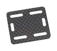 CoudarTitie Carbon Fiber RC Car ESC Mounting Plate, Simple Mounting Plate, Decorative Base, Electronics Mounting Plate As A Replacement for Various Models