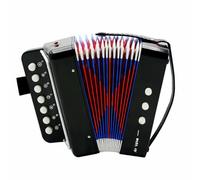CoudarTitie Children Accordion s Button Toy With Sturdy Construction And Responsive Keys For Early Rhythm And Tune Discovery, Black, style to 1
