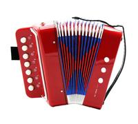CoudarTitie Children Accordion s Button Toy With Sturdy Construction And Responsive Keys For Early Rhythm And Tune Discovery, Red, style to 2