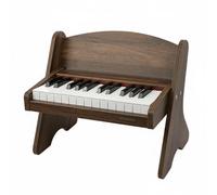 CoudarTitie Children Electronic Keyboard Toy Piano Musical Instrument Compact Wooden Case With Comfortable 22mm Keys Suitable for toddler learning rhythm training, Walnut, Bluetooth